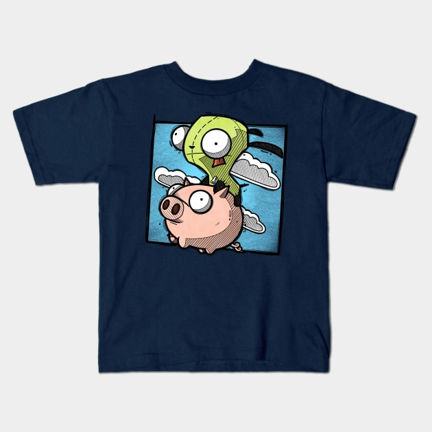 GIR Kids T-Shirt by Psydrian